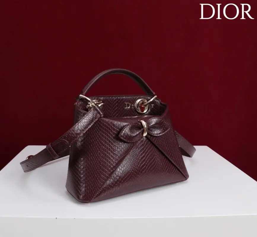 Christian Dior A bag Dior Cigale 21 cm at skin python — Photo 2