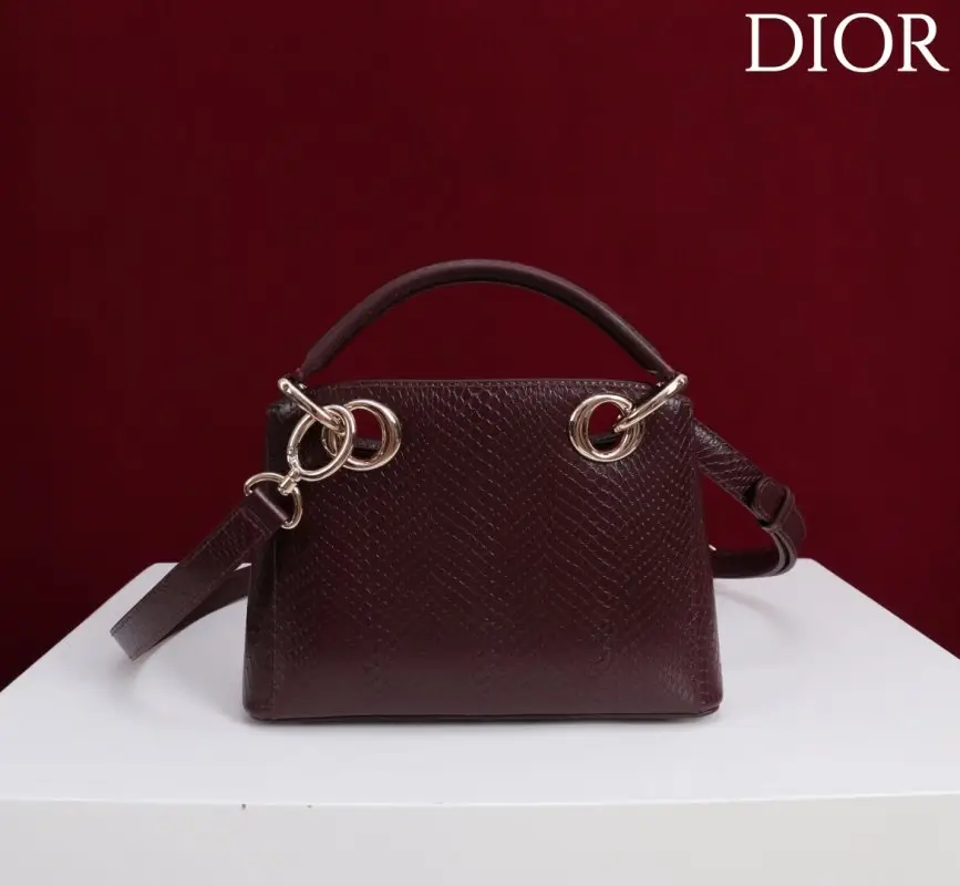 Christian Dior A bag Dior Cigale 21 cm at skin python — Photo 3
