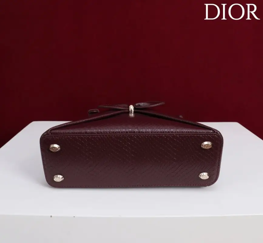 Christian Dior A bag Dior Cigale 21 cm at skin python — Photo 4