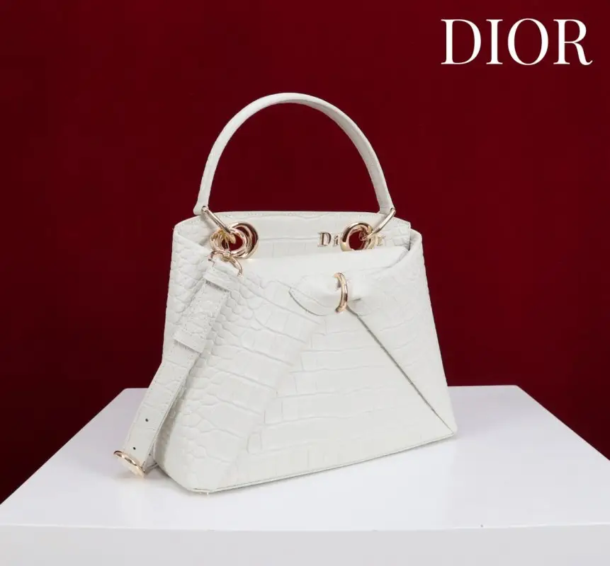 Christian Dior Сумка Dior Cigale 28 см в коже крокодила — Фото 2
