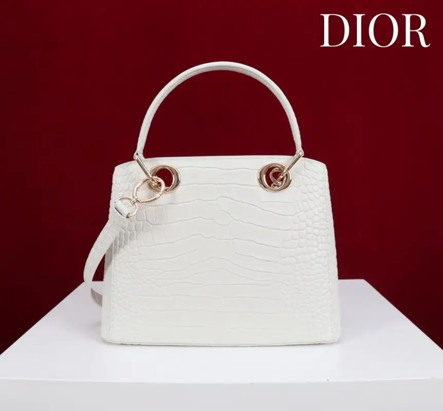 Christian Dior Сумка Dior Cigale 28 см в коже крокодила — Фото 3