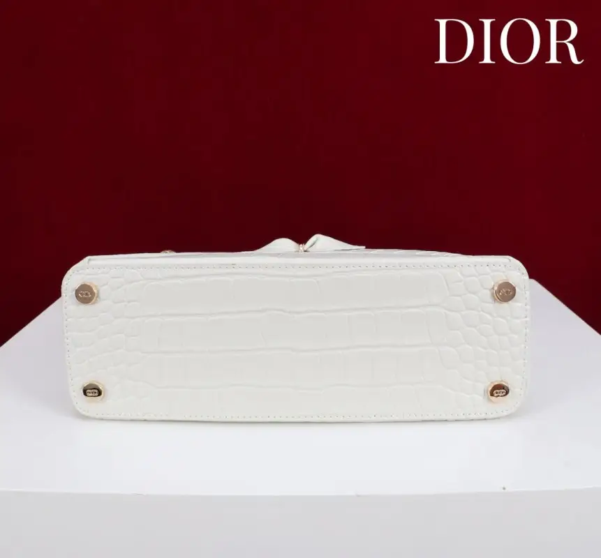 Christian Dior Сумка Dior Cigale 28 см в коже крокодила — Фото 4