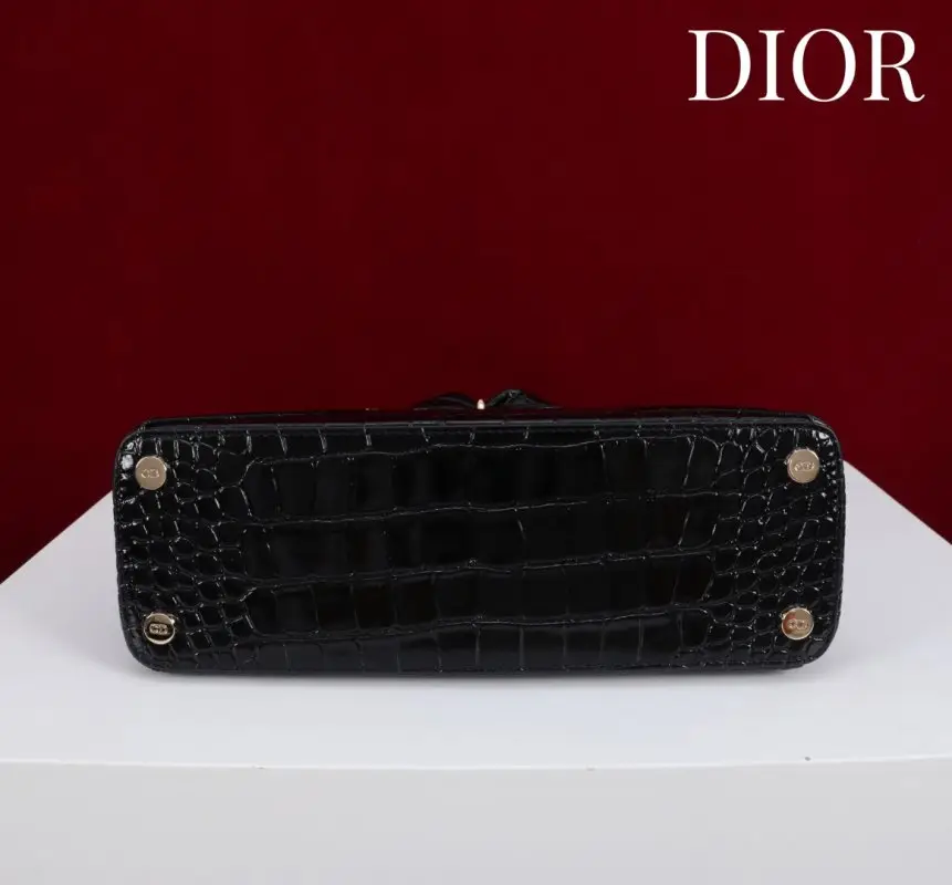Christian Dior Сумка Dior Cigale 28 см в коже крокодила — Фото 4