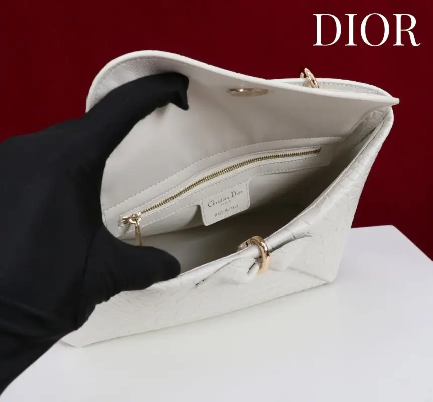 Christian Dior Сумка Dior Cigale 28 см в коже крокодила — Фото 5
