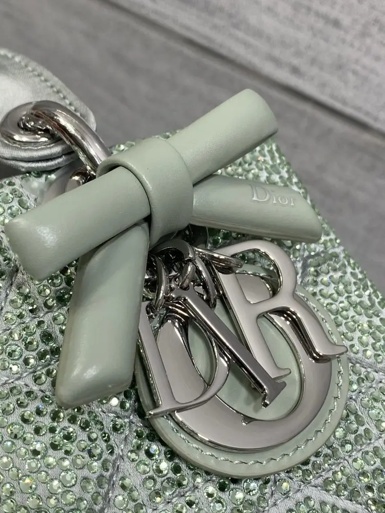 Christian Dior A bag Dior Lady D-Joy 19 cm decorated кристалами — Photo 3