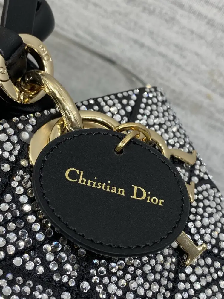 Christian Dior Сумка Dior Lady D-Joy 19 см украшенная кристалами — Фото 4