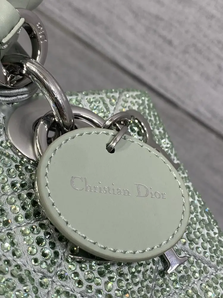 Christian Dior A bag Dior Lady D-Joy 19 cm decorated кристалами — Photo 4