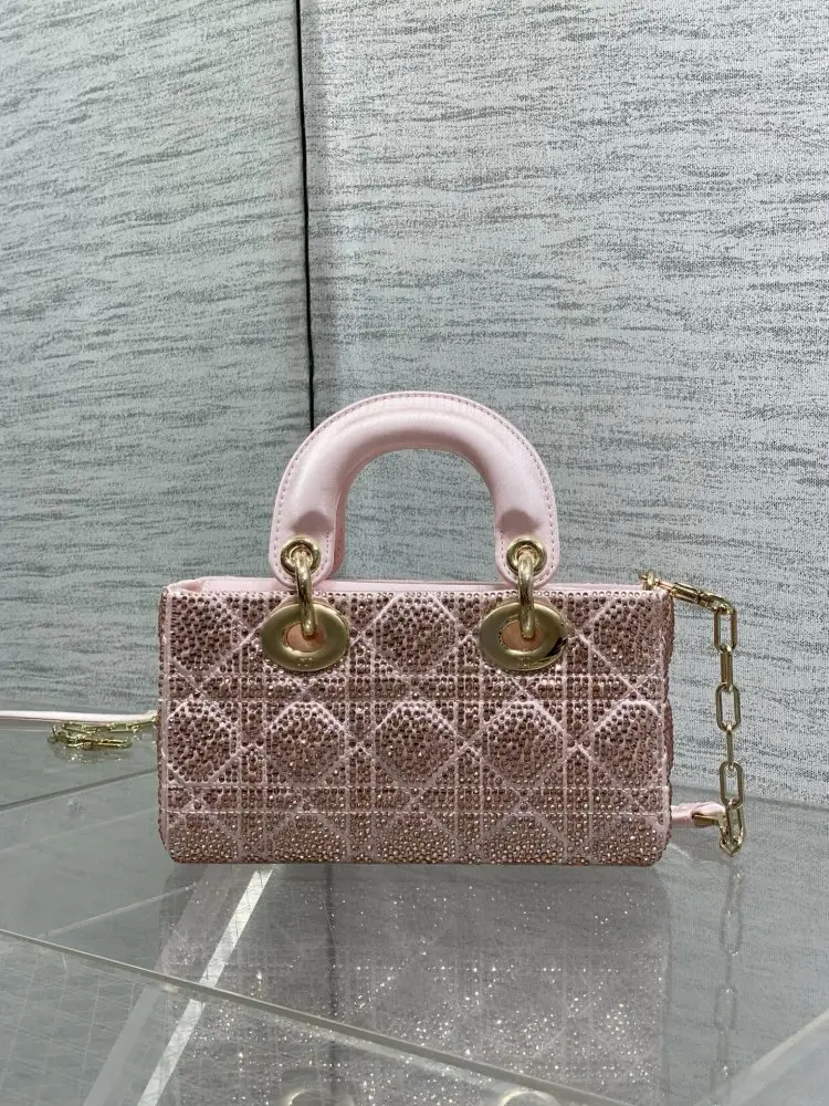 Christian Dior A bag Dior Lady D-Joy 19 cm decorated кристалами — Photo 5