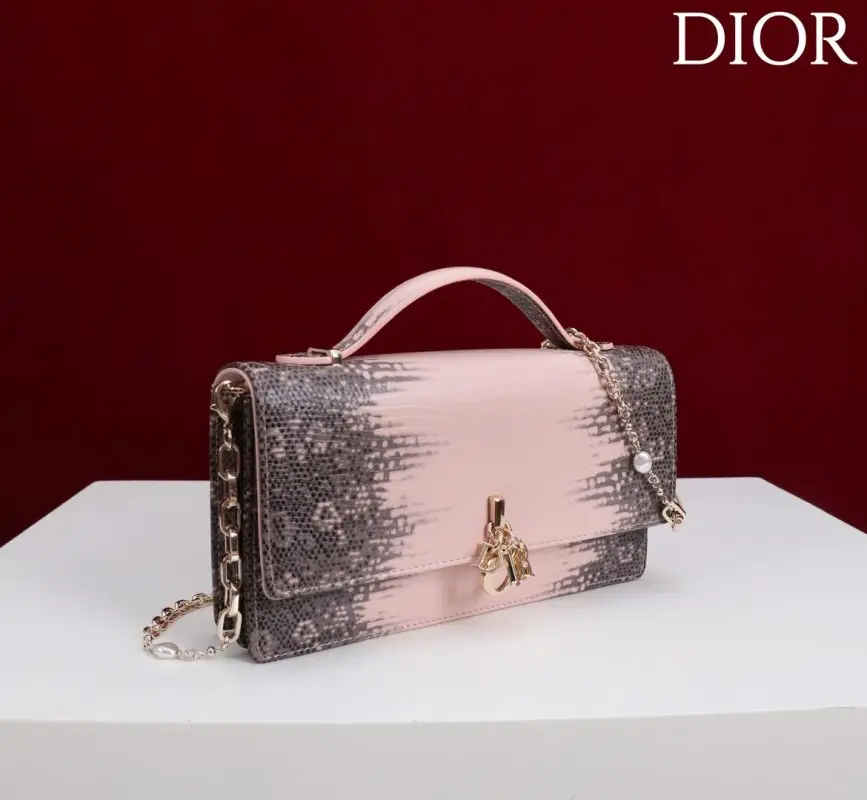 Christian Dior Сумка Lady Dior Flap Chain Clutch 21 см — Фото 2