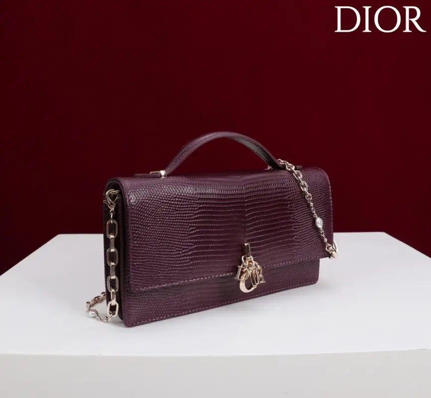 Christian Dior Сумка Lady Dior Flap Chain Clutch 21 см — Фото 2