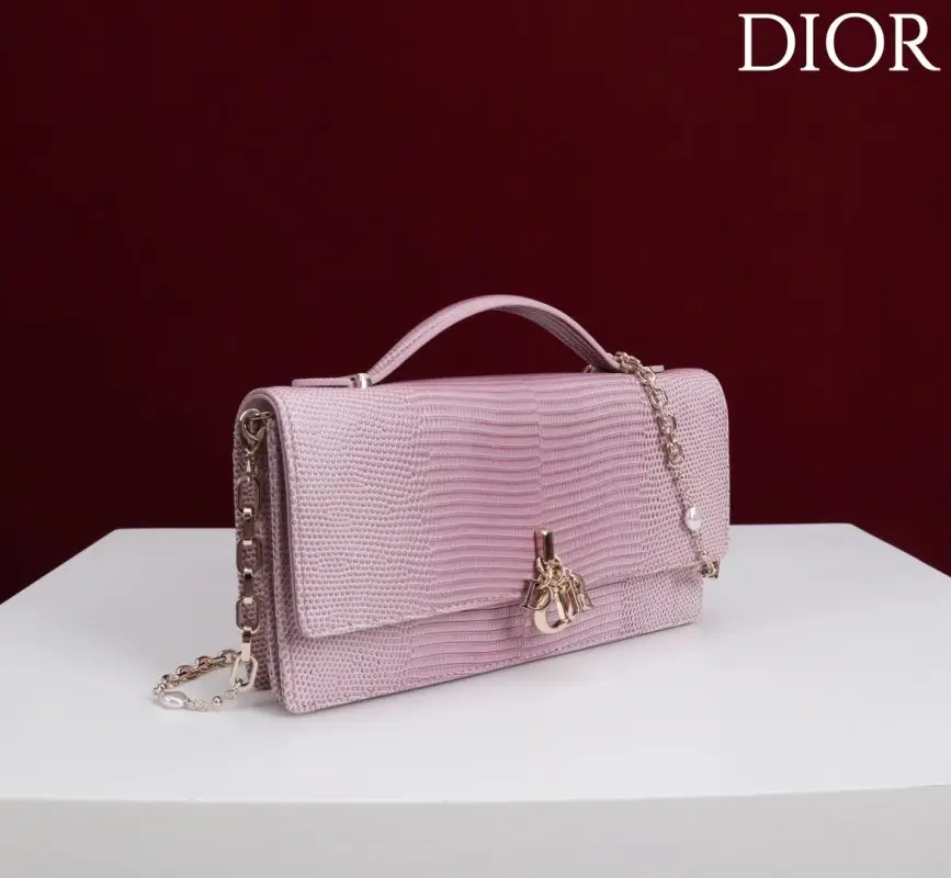 Christian Dior Сумка Lady Dior Flap Chain Clutch 21 см — Фото 2