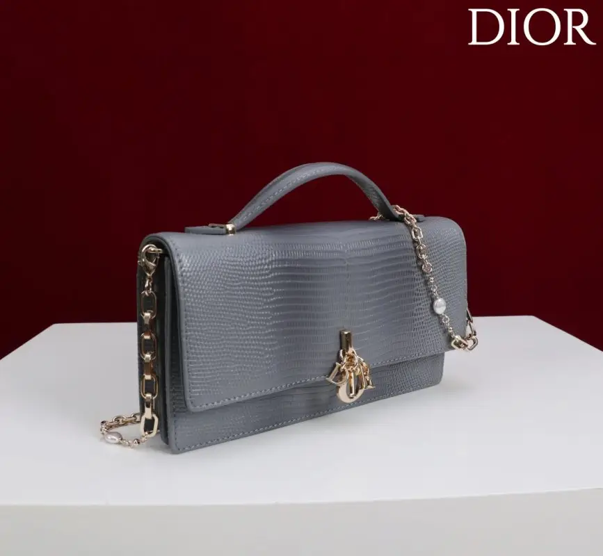 Christian Dior Сумка Lady Dior Flap Chain Clutch 21 см — Фото 2