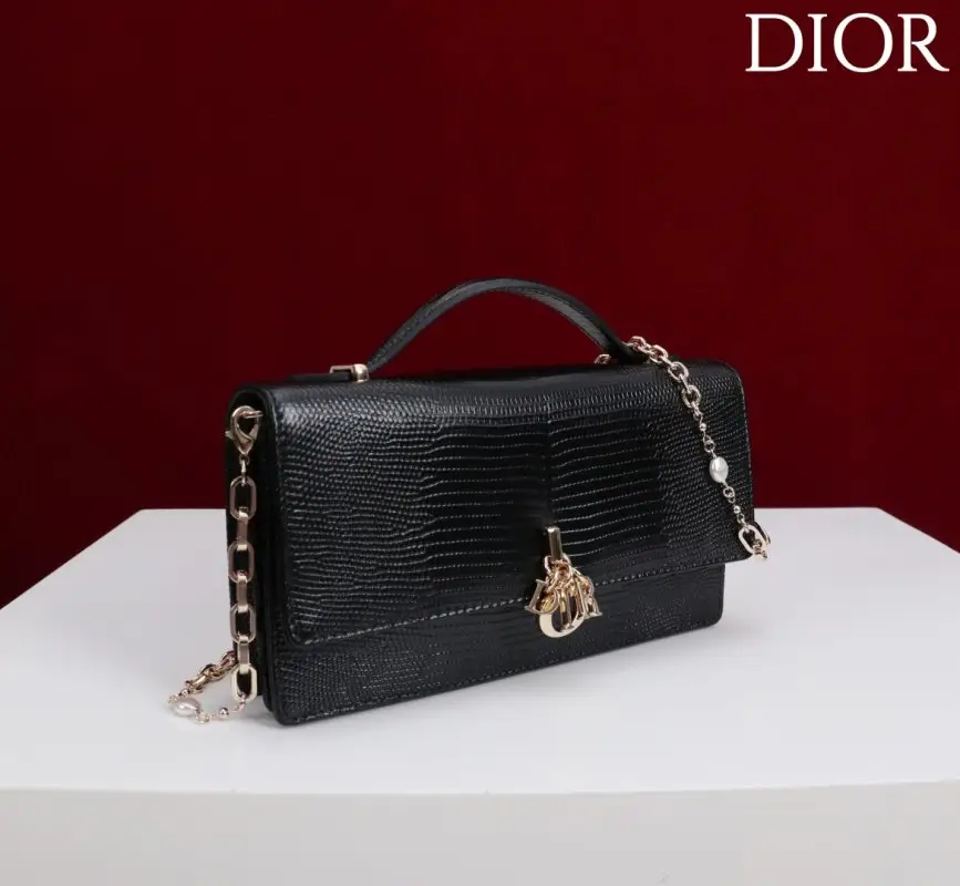 Christian Dior Сумка Lady Dior Flap Chain Clutch 21 см — Фото 3