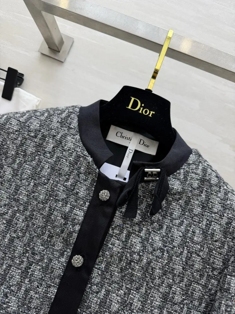 Christian Dior Піджак твідовий жіночий — Фото 3