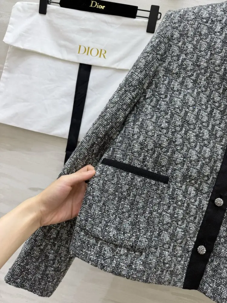 Christian Dior Піджак твідовий жіночий — Фото 5