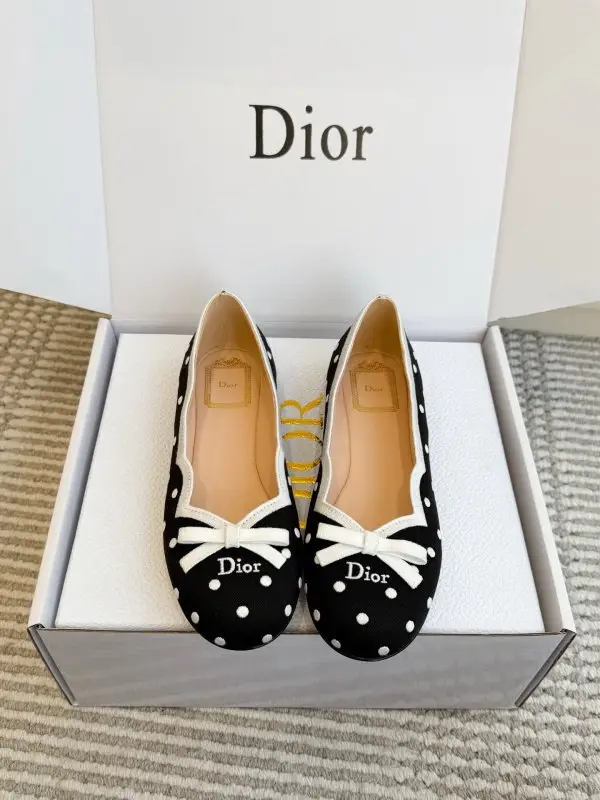 Christian Dior — Ballet shoes J'Adior from bow