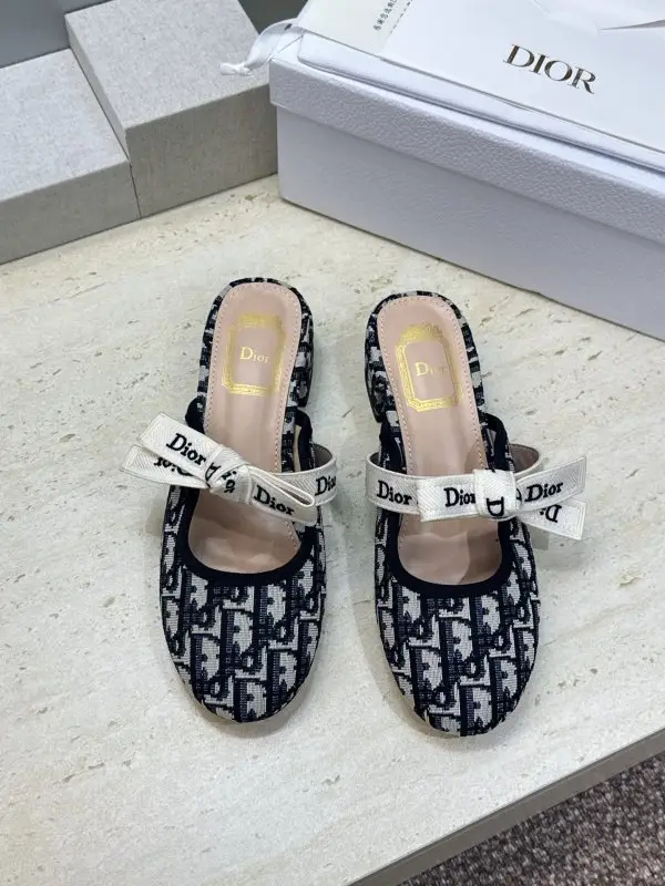 Christian Dior Ballet shoes мюли from bow — Photo 2
