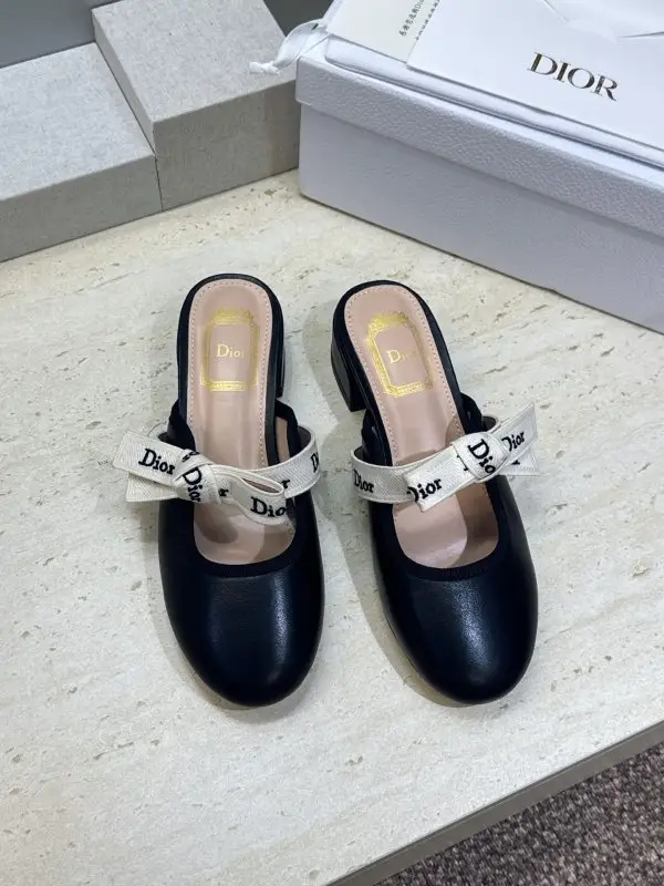 Christian Dior Ballet shoes мюли from bow — Photo 2