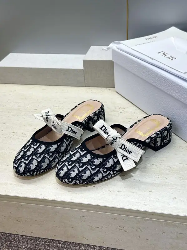 Christian Dior Ballet shoes мюли from bow — Photo 3