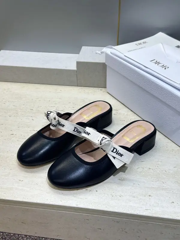 Christian Dior Ballet shoes мюли from bow — Photo 3