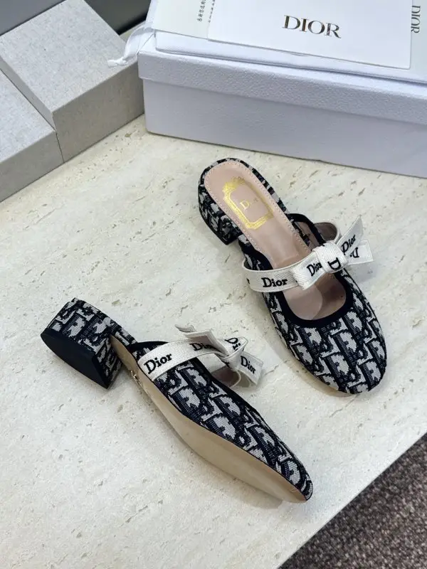 Christian Dior Ballet shoes мюли from bow — Photo 4