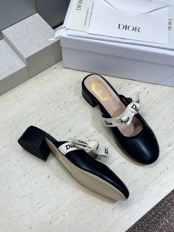 Christian Dior Ballet shoes мюли from bow — Photo 4