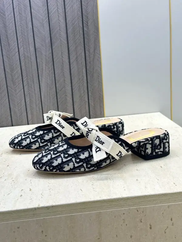 Christian Dior Ballet shoes мюли from bow — Photo 5