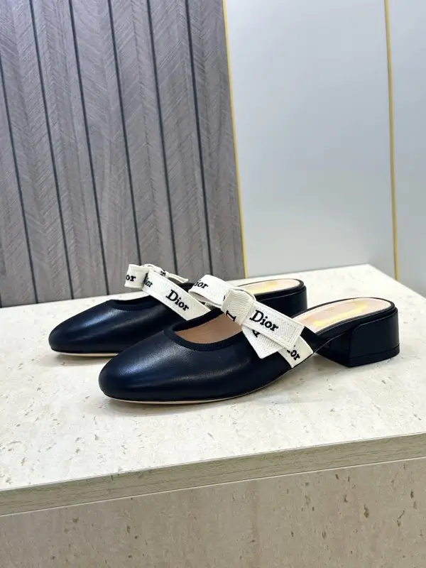 Christian Dior Ballet shoes мюли from bow — Photo 5