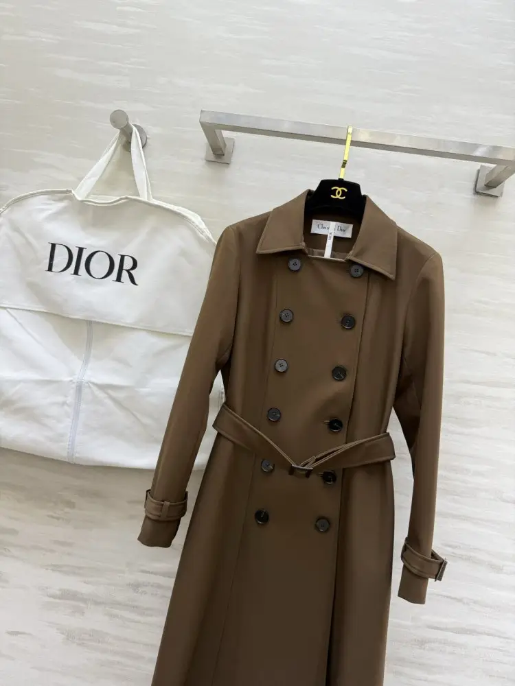 Christian Dior Double-breasted a long trench — Photo 5