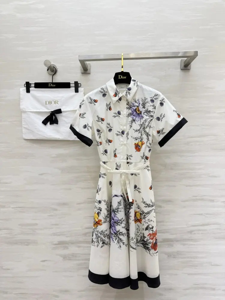 Christian Dior — Dress-shirt from flower print