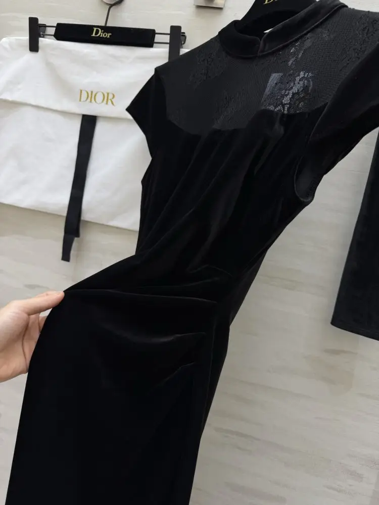 Christian Dior Dress velvet — Photo 5