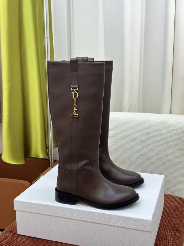 Christian Dior — High leather women's boots