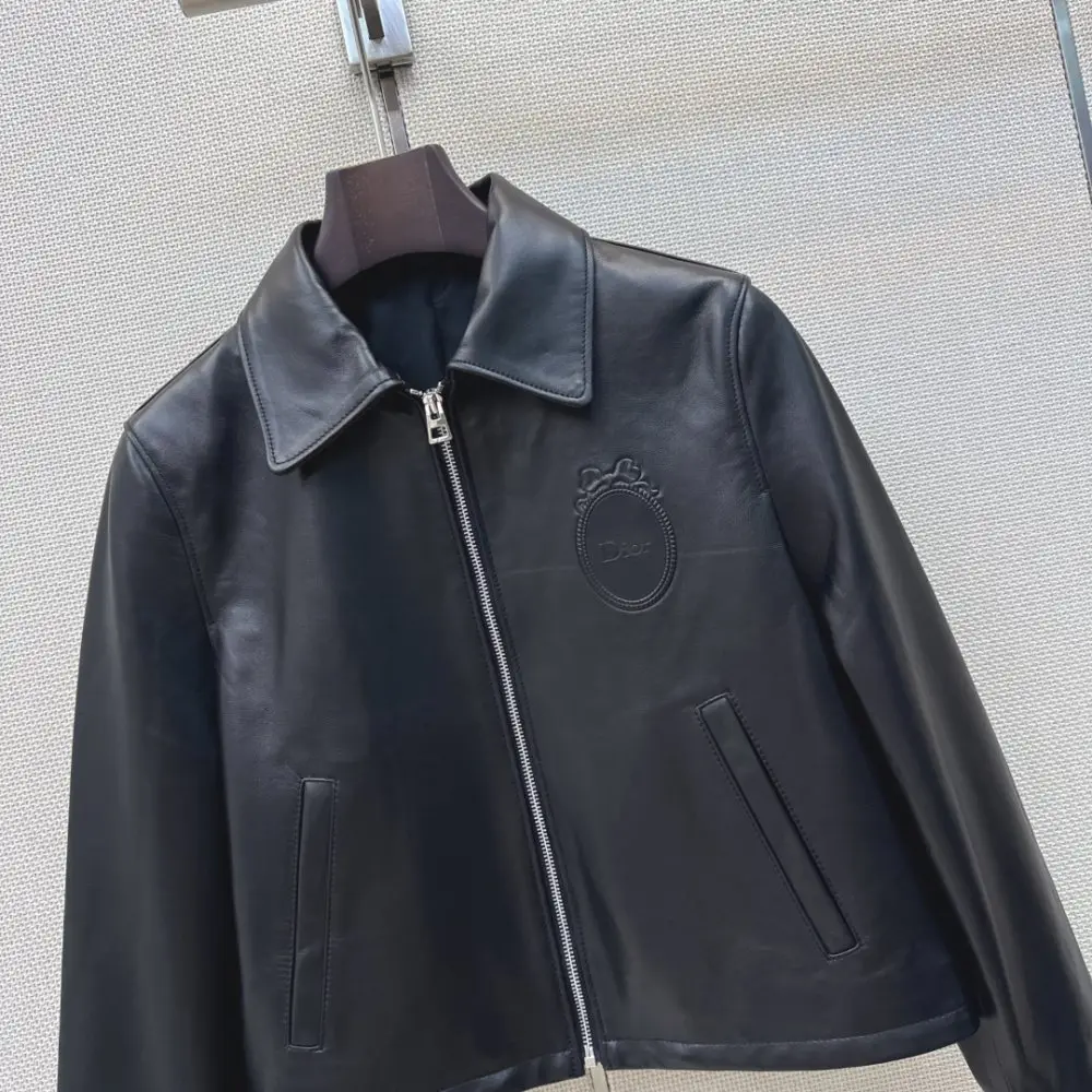 Christian Dior Jacket leather women's — Photo 2