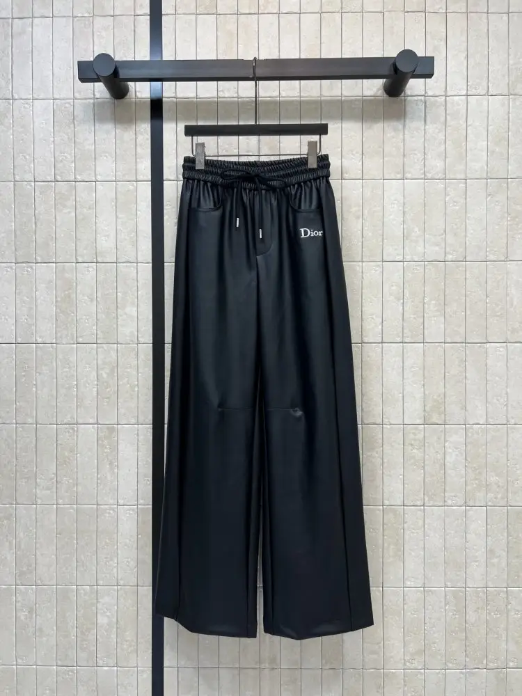 Christian Dior — Leather pants women's