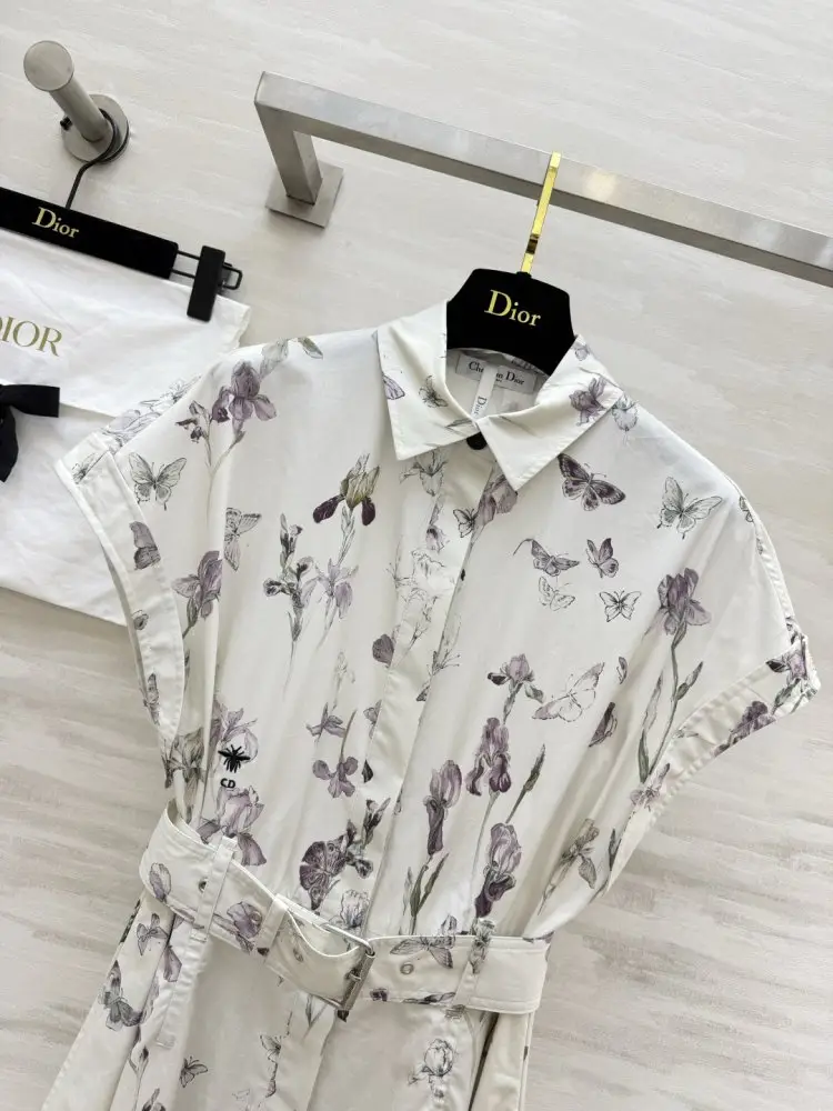 Christian Dior Довге Плаття, Сукня-сорочка — Фото 4