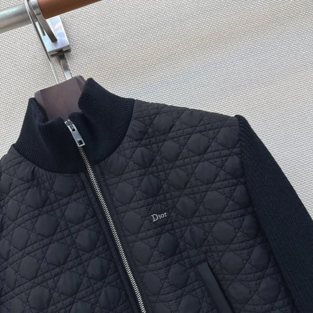 Christian Dior Стьобаний жакет Lady Dior з коміром-стійкою і обробкою Cannage — Фото 4
