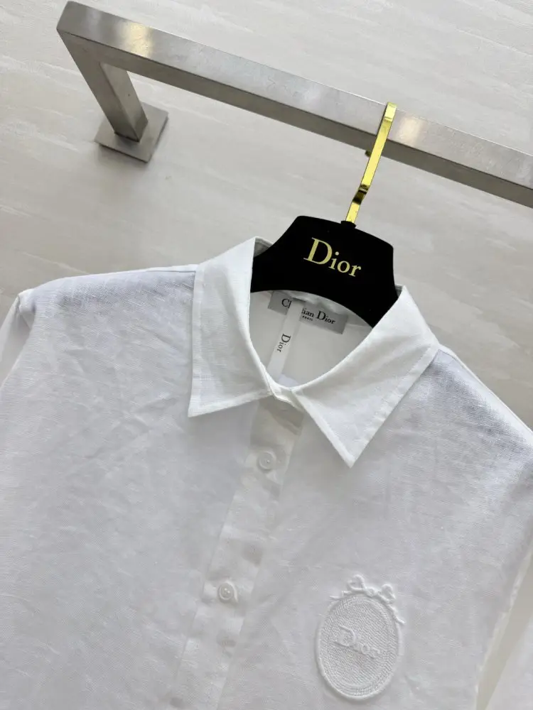 Christian Dior Shirt linen women's — Photo 2