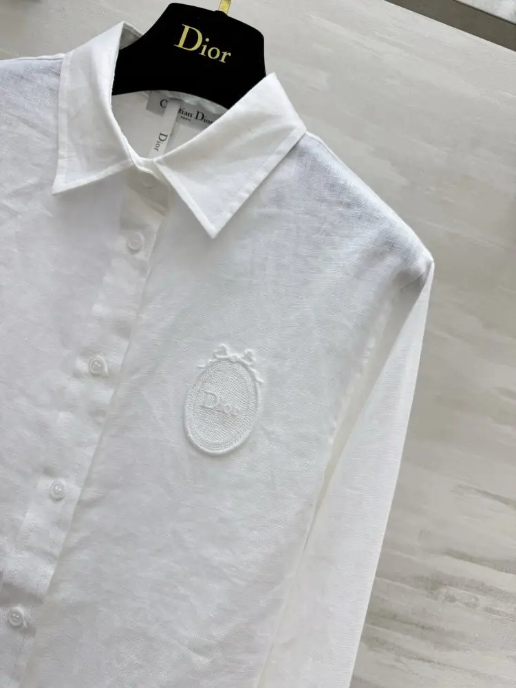 Christian Dior Shirt linen women's — Photo 3