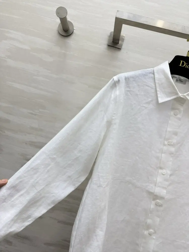 Christian Dior Shirt linen women's — Photo 4
