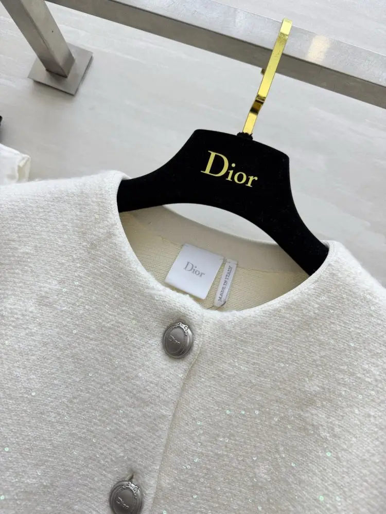 Christian Dior Tweed jacket from ruffles — Photo 3