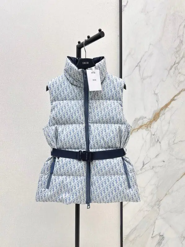 Christian Dior — Vest on feathers women's