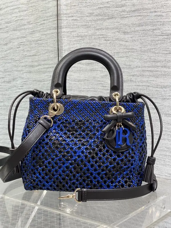 Christian Dior — Плетені сумка Lady Dior 24 см