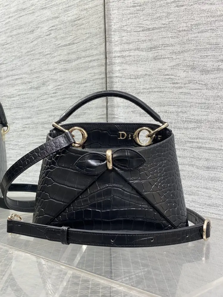Christian Dior — Жіноча шкіряна сумка Dior Cigale 21 см