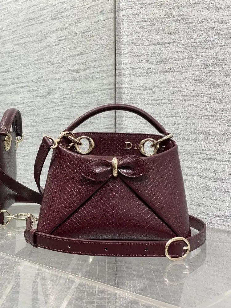 Christian Dior — Жіноча шкіряна сумка Dior Cigale 21 см