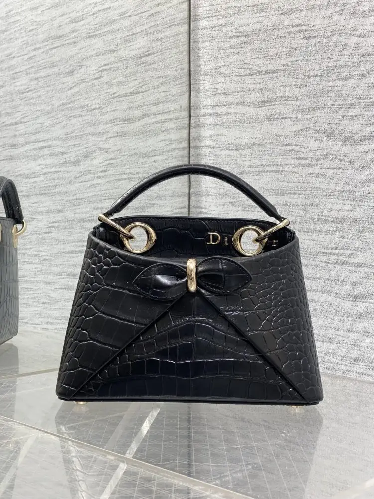 Christian Dior Жіноча шкіряна сумка Dior Cigale 21 см — Фото 2