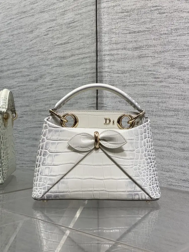 Christian Dior Жіноча шкіряна сумка Dior Cigale 21 см — Фото 2