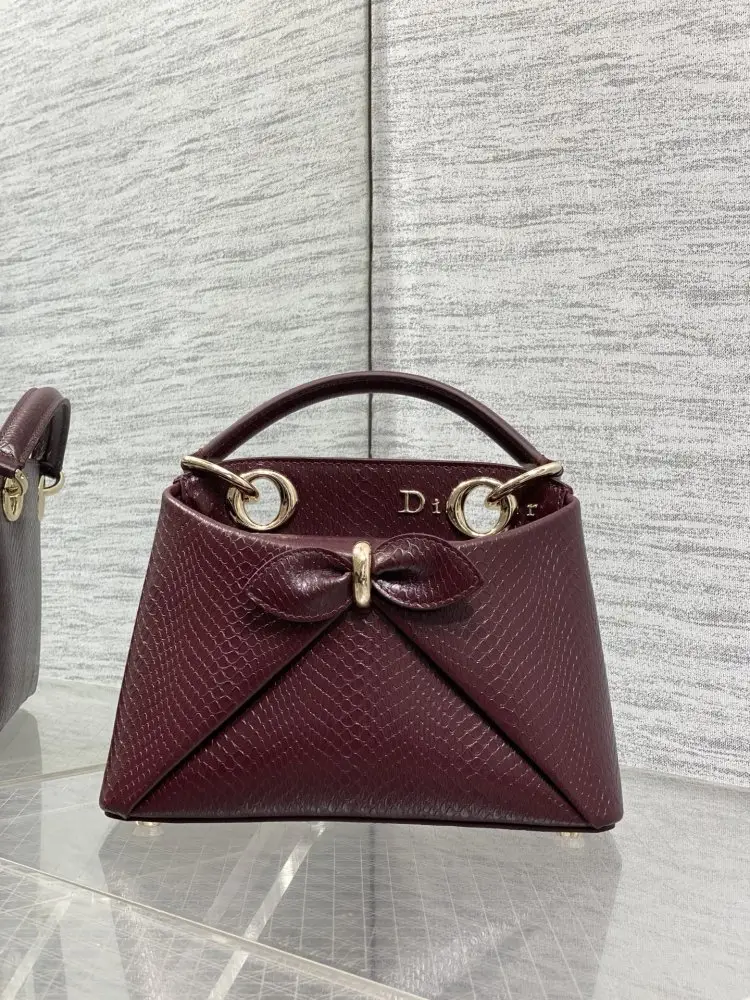 Christian Dior Жіноча шкіряна сумка Dior Cigale 21 см — Фото 2