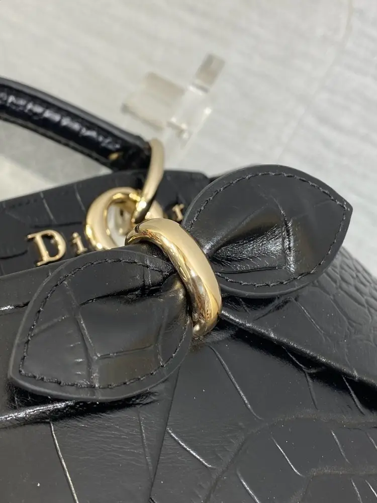 Christian Dior Жіноча шкіряна сумка Dior Cigale 21 см — Фото 4