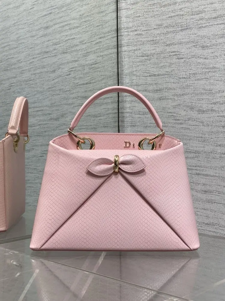 Christian Dior Женская кожаная сумка Dior Cigale 28 см — Фото 2