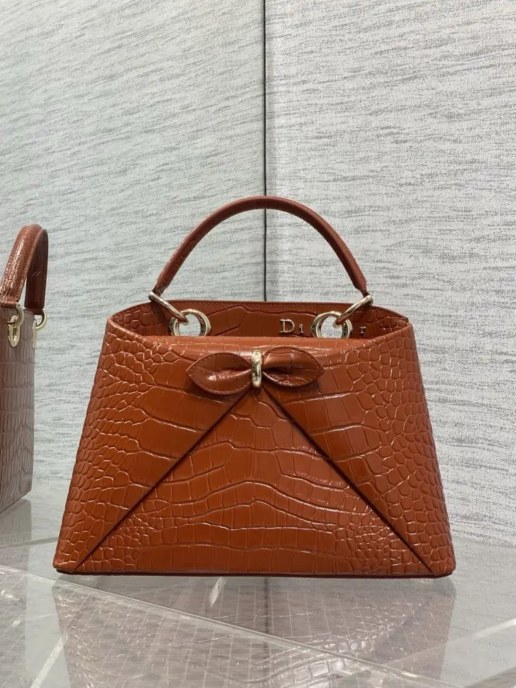 Christian Dior Жіноча шкіряна сумка Dior Cigale 28 см — Фото 2